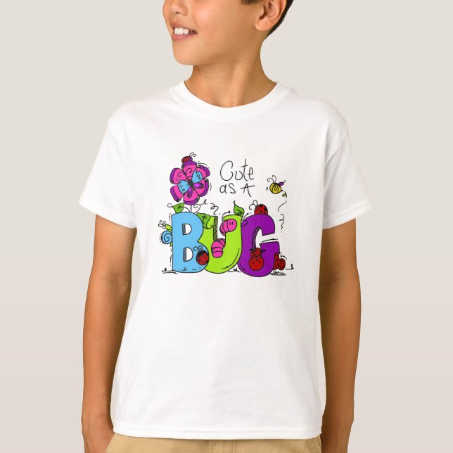 Camiseta Lindo como insecto (Anverso)