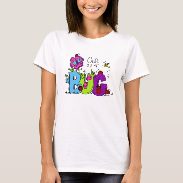 Camiseta Lindo como insecto (Anverso)