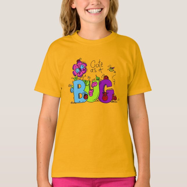 Camiseta Lindo como insecto (Anverso)
