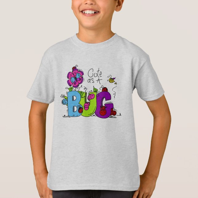 Camiseta Lindo como insecto (Anverso)