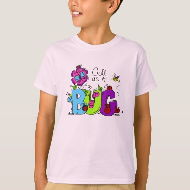 Camiseta Lindo como insecto (Anverso)