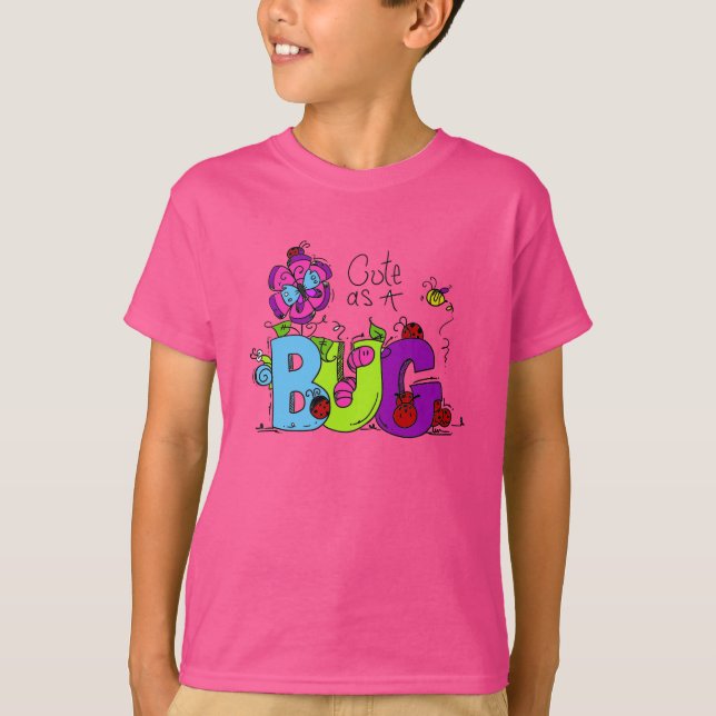Camiseta Lindo como insecto (Anverso)