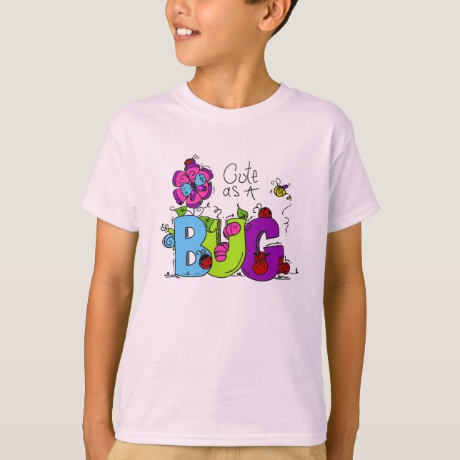 Camiseta Lindo como insecto (Anverso)