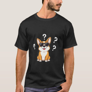 Camiseta Lindo Corgi Cachorro Divertido Divertido Perro Hom