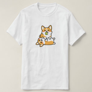 Camiseta Lindo Corgi con Pera en Corgi Cansado Arte de Perr