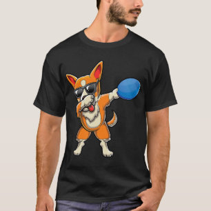 Camiseta Lindo Corgi Galés haciendo Dabbing, perro de pasto