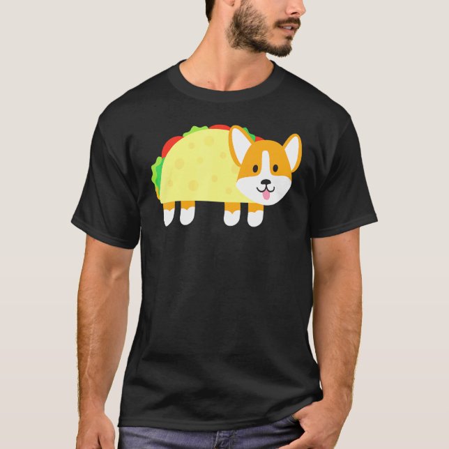 Camiseta Lindo Corgi Taco Cinco De Mayo Comida Dueño de Per (Anverso)