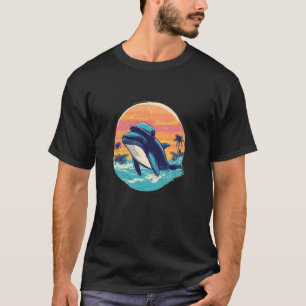 Camiseta Lindo disfraz de ballena vibrante con divertida go