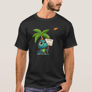Camiseta lindo, divertido dinosaurio