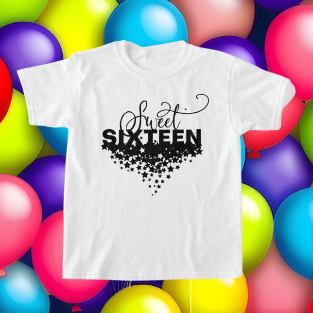 Camiseta lindo dulce dieciséis chicas Cumpleaños (Subido por el creador)