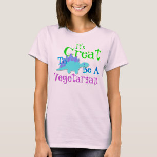 Camiseta Lindo es grande ser un dinosaurio vegetariano