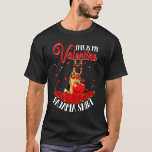 Camiseta Lindo Este Es Mi Pijama De San Valentín Pastor Ale