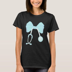 Camiseta Lindo estetoscopio médico estético de croqueta de