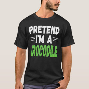 Camiseta Lindo Finge Que Soy Un Cocodrilo Halloween