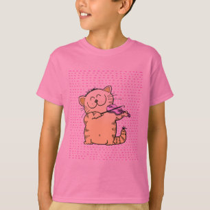 Camiseta Lindo-Gatito-violinista