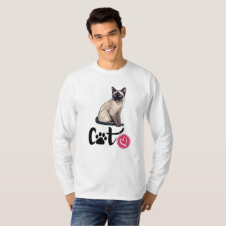 Camiseta lindo gato