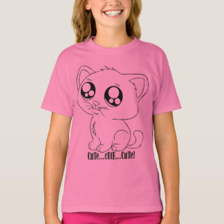 Camiseta lindo gato