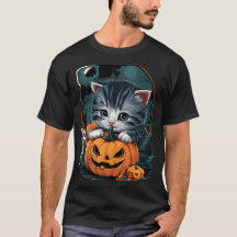 lindo gato de halloween