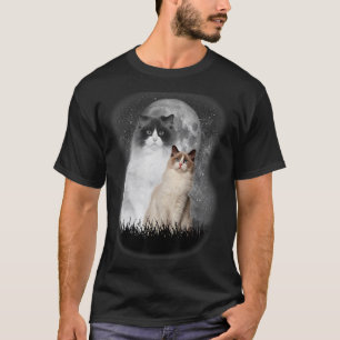 Camiseta lindo Gato Ragdoll con Mascota Gato Moon Ragdoll