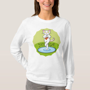 Camiseta Lindo gato yoga