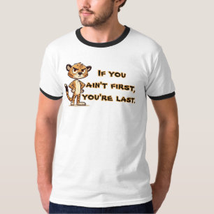 Camiseta lindo guepardo descontento