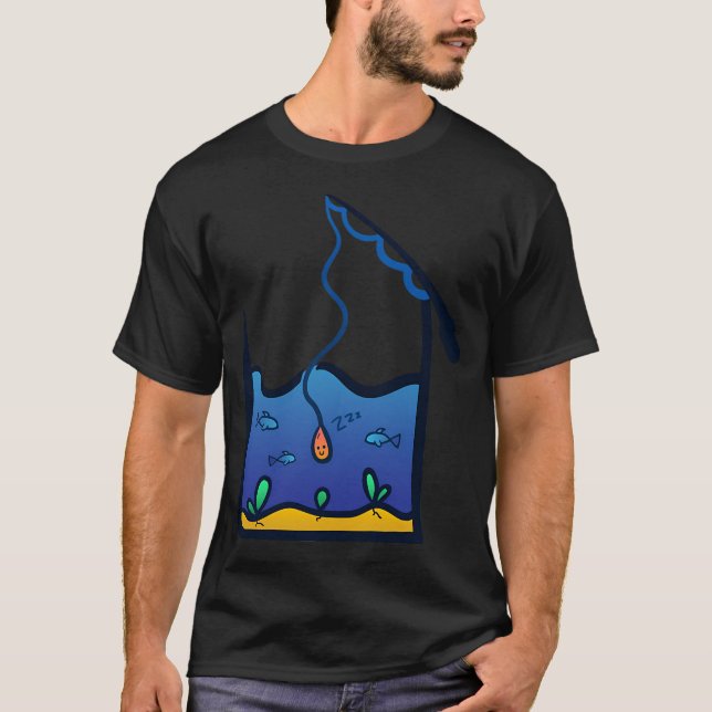 Camiseta Lindo Gusano de Pesca (Anverso)