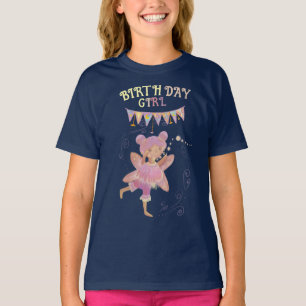 Camiseta lindo hada de cumpleaños