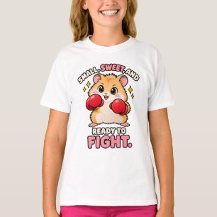 Camiseta Lindo hámster de boxeo listo para luchar
