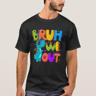 Camiseta Lindo Hermano Nosotros Estamos Fuera Dinosaurio Ti