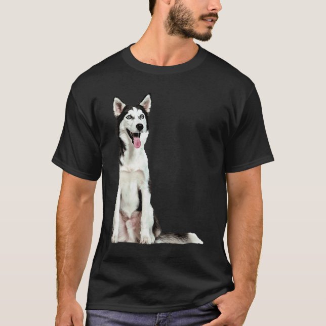 Camiseta Lindo Husky Siberiano (Anverso)