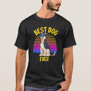 Camiseta Lindo Husky Siberiano Mejor Perro Cachorro Retro