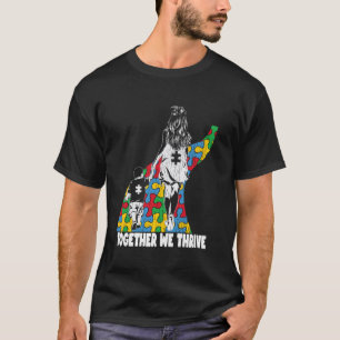 Camiseta Lindo Juntos Madre Hijo Niños Autistas Conciencia 