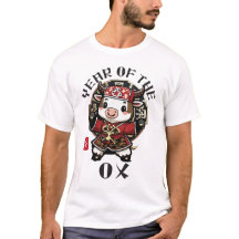 Lindo Kawaii Asiático Año Lunar Chino del Buey Zod