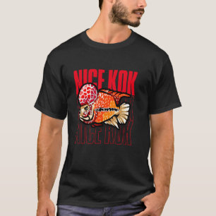 Camiseta Lindo Kok Divertido Dueño de Peces Cíclidos Flower