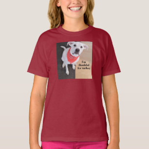 Camiseta Lindo Labrador Blanco Mezcla de Perro Acción de Gr