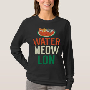 Camiseta Lindo Leon de Agua Meow Melón con cultivadores de 