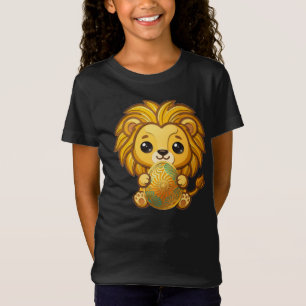 Camiseta Lindo León de Papel Cortado en 3D con Intrincado M