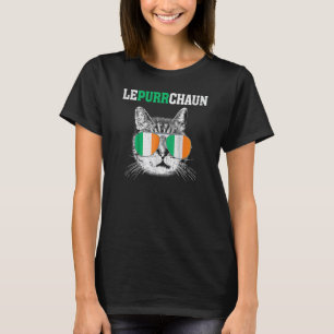 Camiseta Lindo Lepurrchaun Leprechaun Gato Día de San Patri