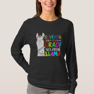 Camiseta Lindo llamativo de séptimo grado sin problemas de 