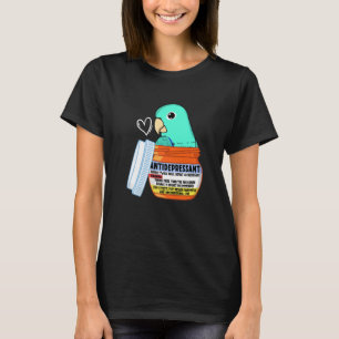 Camiseta Lindo loro antidepresivo I Lorito turquesa P