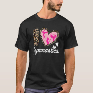 Camiseta Lindo Me Encanta Gimnasia Estampado De Leopardo Mu