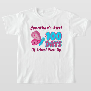 Camiseta Lindo Mis Primeros !00 Días De Escuela Pasaron Vol