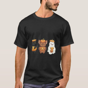 Camiseta Lindo murciélago espeluznante de Halloween Gato ne