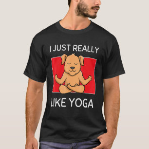 Camiseta Lindo Namaste Perro Me Gusta Mucho Yoga Pilates