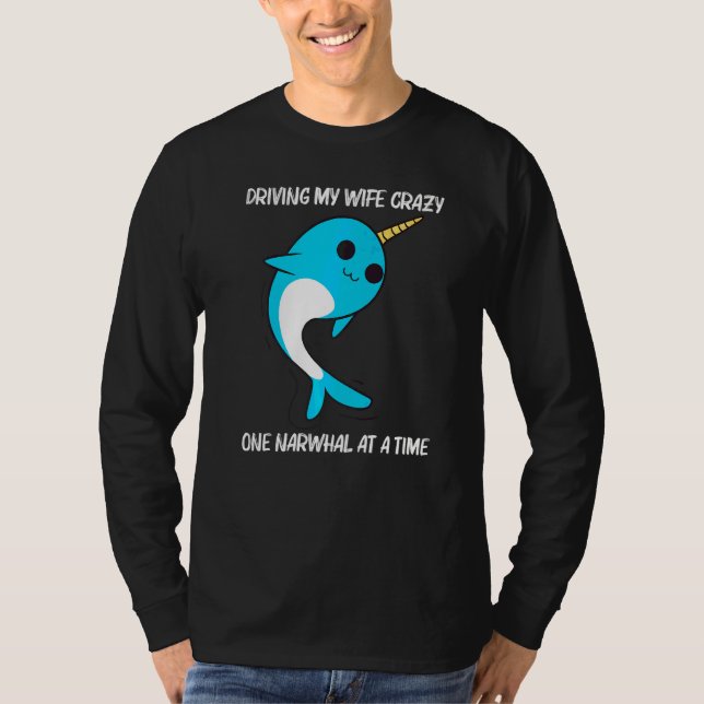 Camiseta Lindo Narval Para Hombres Muchachos Narval Colmill (Anverso)