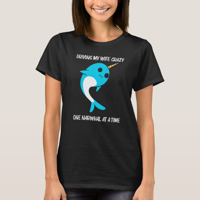 Camiseta Lindo Narval Para Hombres Muchachos Narval Colmill (Anverso)