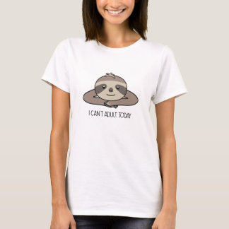 Camiseta Lindo no puedo pereza adulta del hoy
