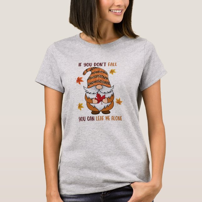 Camiseta Lindo Otoño Dulce Otoño/Gnome (Anverso)