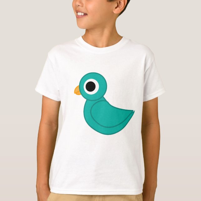 Camiseta Lindo pájaro azul (Anverso)