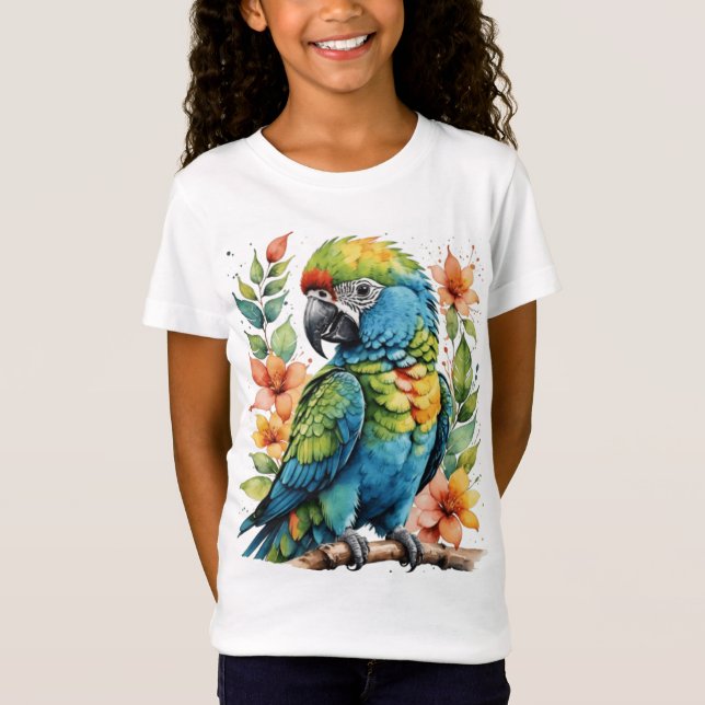 Camiseta Lindo pájaro frailecillo (Anverso)